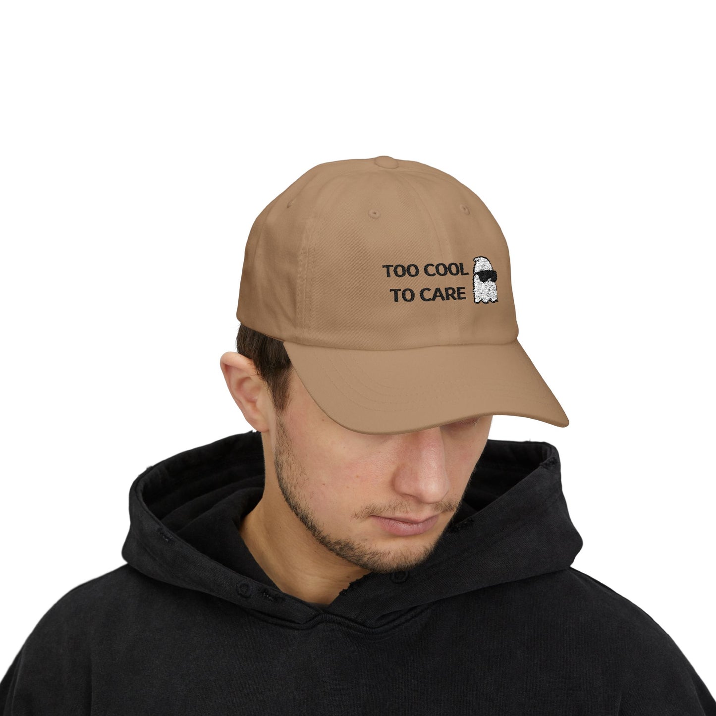 Too cool to care Cap Coole & freche Baseballmütze für alle, die ihren eigenen Weg gehen, 100% Baumwolle, verstellbar, bequem WTHINGS - Too cool to care Cap Coole & freche Baseballmütze für alle, die ihren eigenen Weg gehen, 100% Baumwolle, verstellbar, bequem