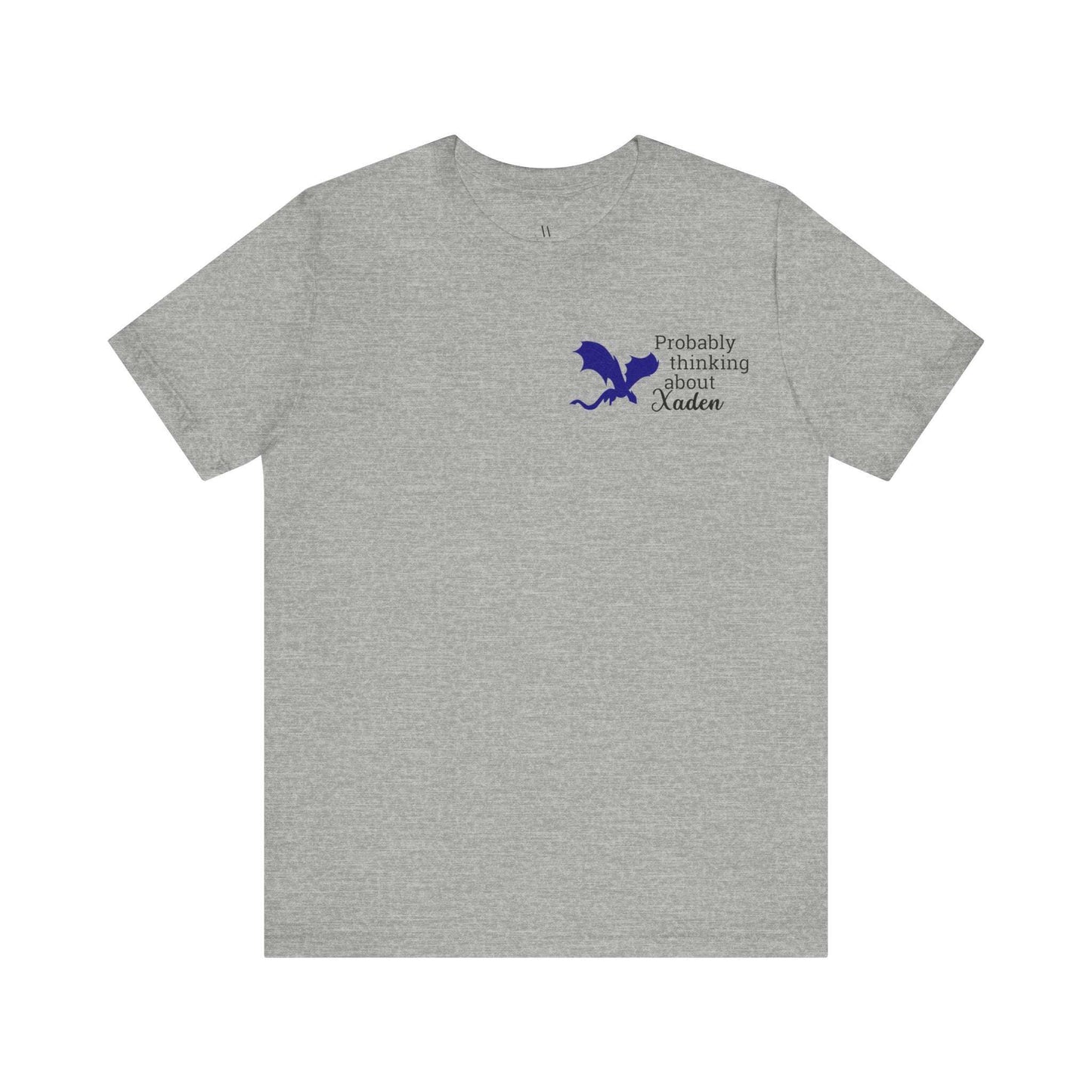 Probably Thinking About Xaden Funny Fantasy Romance T-Shirt | Romantasy Book Boyfriend Merch | Dragon Rider Fan Shirt WTHINGS - Probably Thinking About Xaden Funny Fantasy Romance T-Shirt | Romantasy Book Boyfriend Merch | Dragon Rider Fan Shirt
