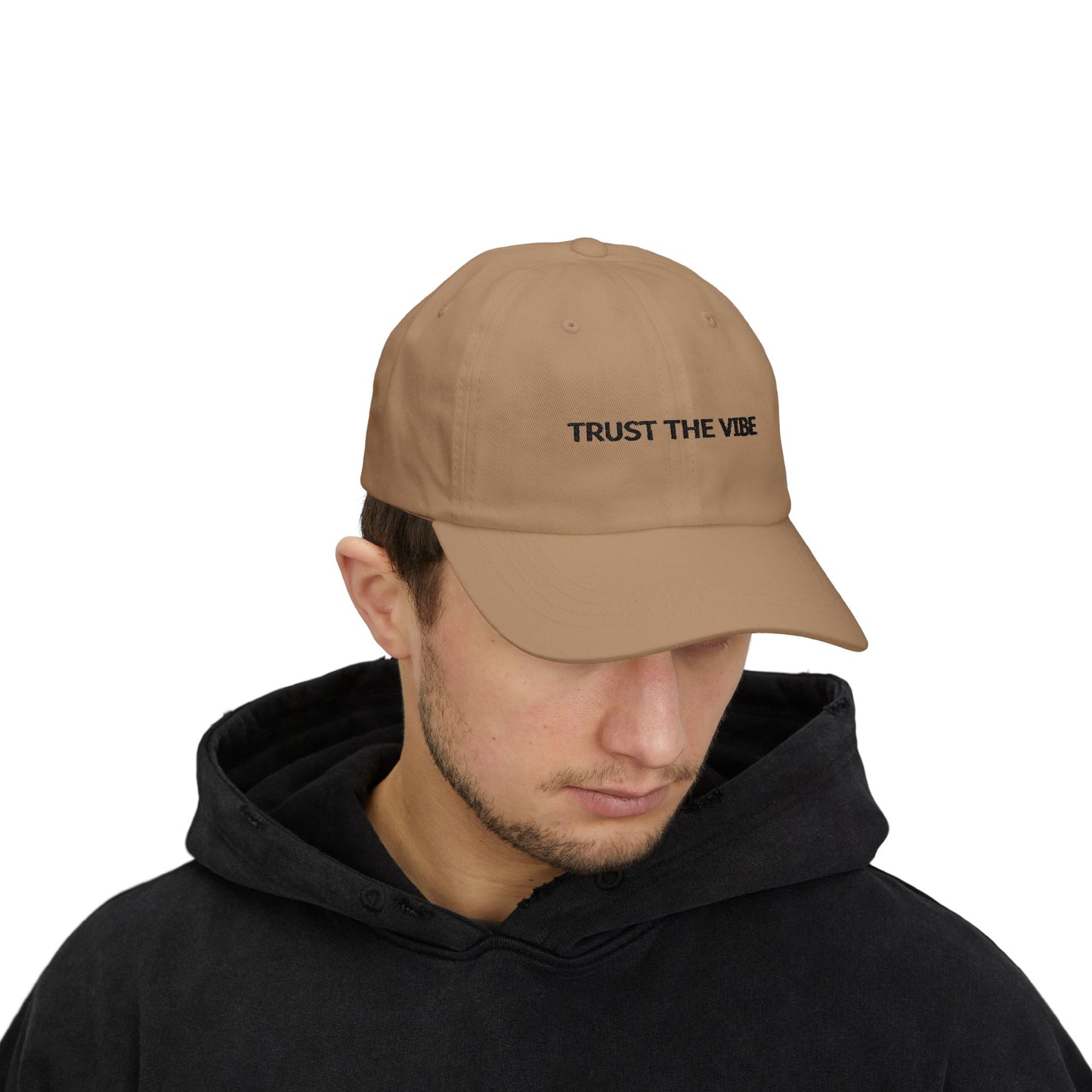Trust the vibe Cap Positive & stylische Baseballmütze für alle, die ihrem Gefühl vertrauen, 100% Baumwolle, verstellbar, bequem WTHINGS - Trust the vibe Cap Positive & stylische Baseballmütze für alle, die ihrem Gefühl vertrauen, 100% Baumwolle, verstellbar, bequem