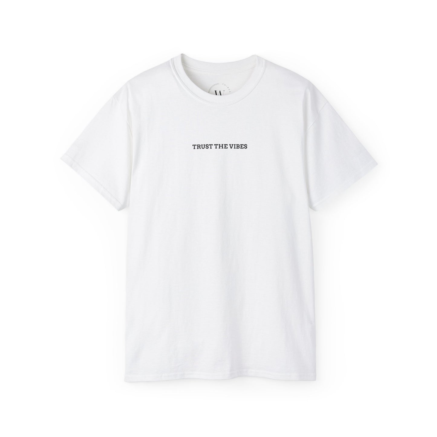 Trust the Vibes Unisex T-Shirt | Spiritual Energy Tee | Positivity & Mindfulness Shirt | Aesthetic Graphic Tee WTHINGS - Trust the Vibes Unisex T-Shirt | Spiritual Energy Tee | Positivity & Mindfulness Shirt | Aesthetic Graphic Tee