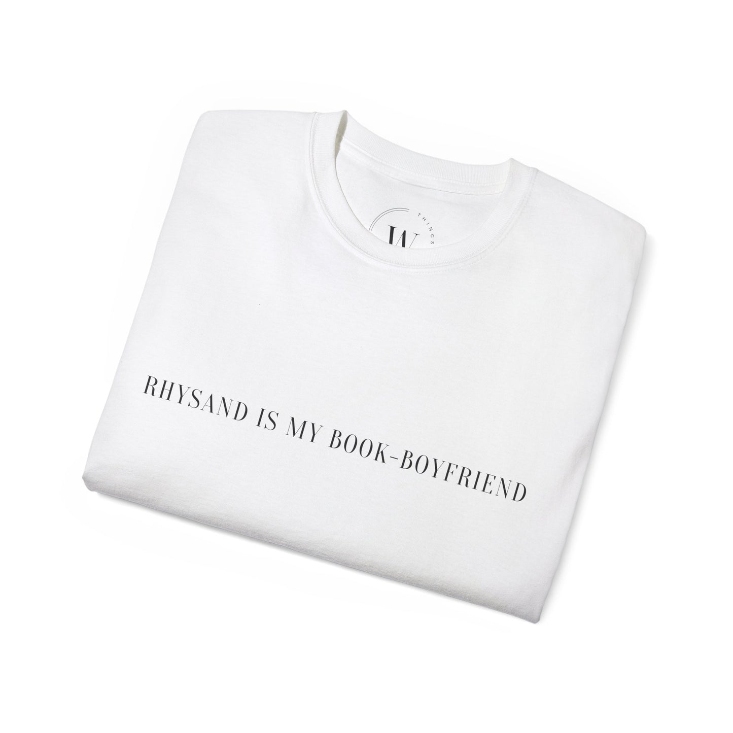 Rhysand Is My Book-Boyfriend Unisex Ultra Cotton Tee, Book Lover Gift, Fantasy Fan Apparel, Cute Reading T-Shirt, Literary Quote Shirt WTHINGS - Rhysand Is My Book-Boyfriend Unisex Ultra Cotton Tee, Book Lover Gift, Fantasy Fan Apparel, Cute Reading T-Shirt, Literary Quote Shirt