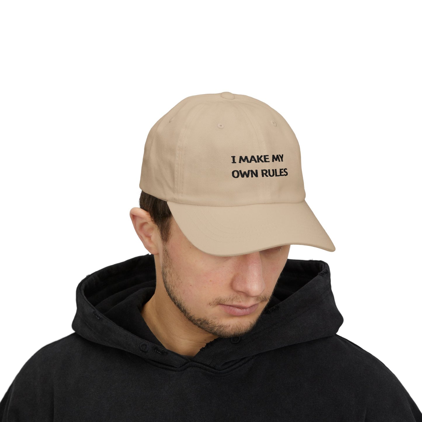 I make my own rules Cap Coole Baseballmütze für Selbstbestimmer & Rebell*innen 100% Baumwolle, verstellbar, bequem WTHINGS - I make my own rules Cap Coole Baseballmütze für Selbstbestimmer & Rebell*innen 100% Baumwolle, verstellbar, bequem