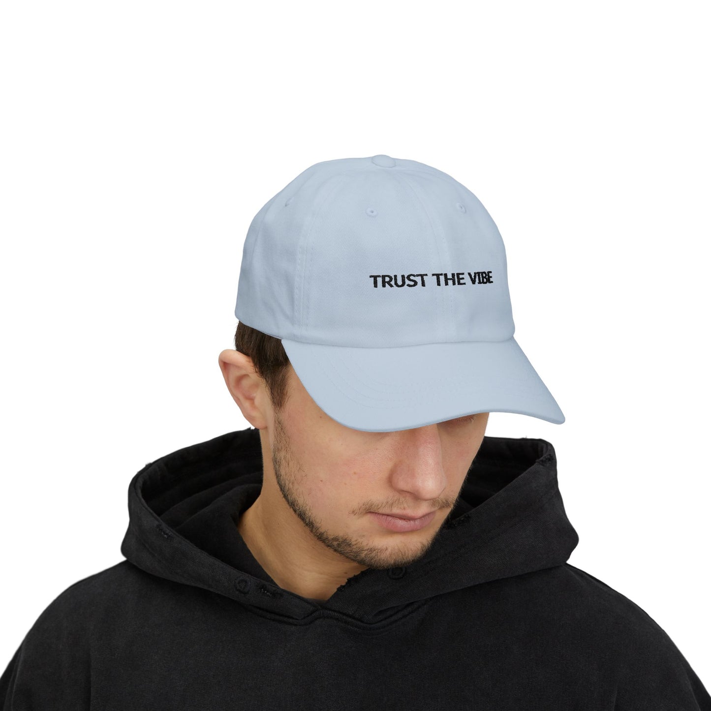 Trust the vibe Cap Positive & stylische Baseballmütze für alle, die ihrem Gefühl vertrauen, 100% Baumwolle, verstellbar, bequem WTHINGS - Trust the vibe Cap Positive & stylische Baseballmütze für alle, die ihrem Gefühl vertrauen, 100% Baumwolle, verstellbar, bequem