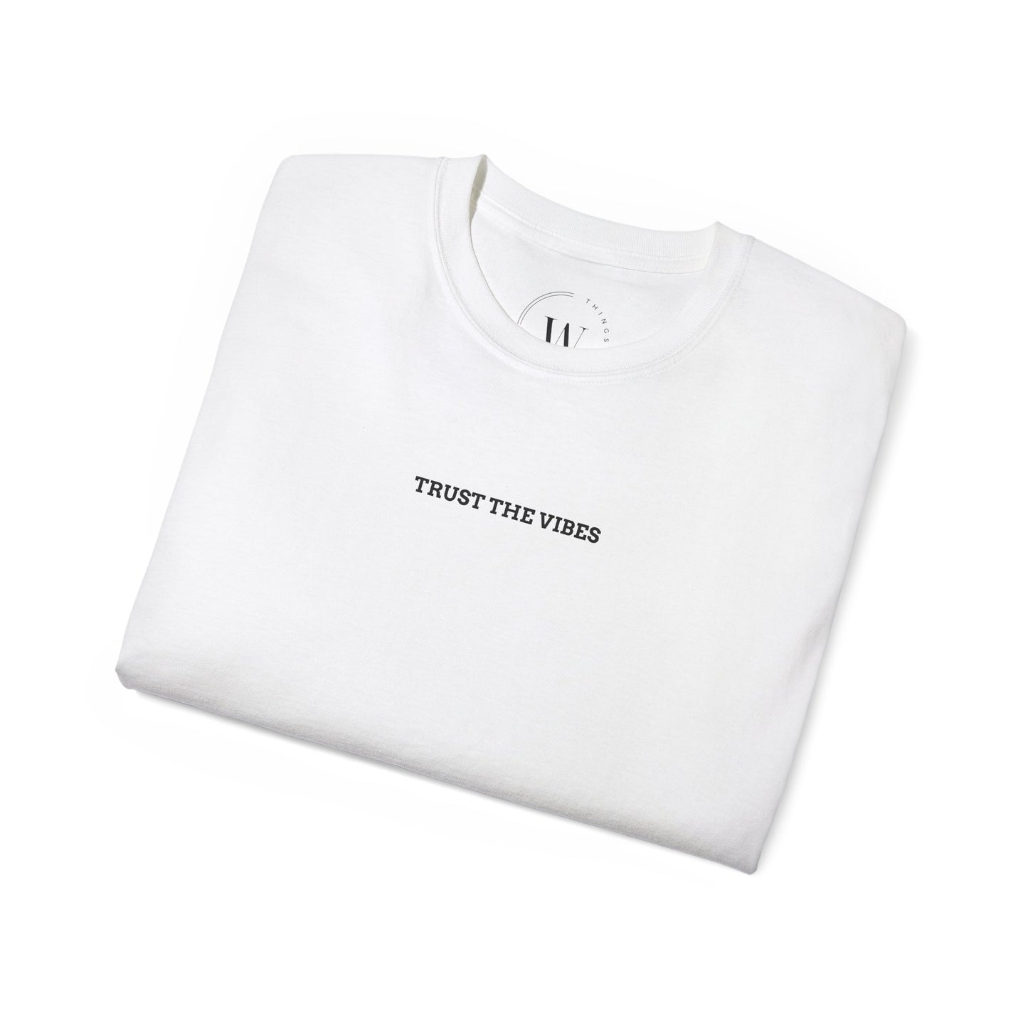 Trust the Vibes Unisex T-Shirt | Spiritual Energy Tee | Positivity & Mindfulness Shirt | Aesthetic Graphic Tee WTHINGS - Trust the Vibes Unisex T-Shirt | Spiritual Energy Tee | Positivity & Mindfulness Shirt | Aesthetic Graphic Tee