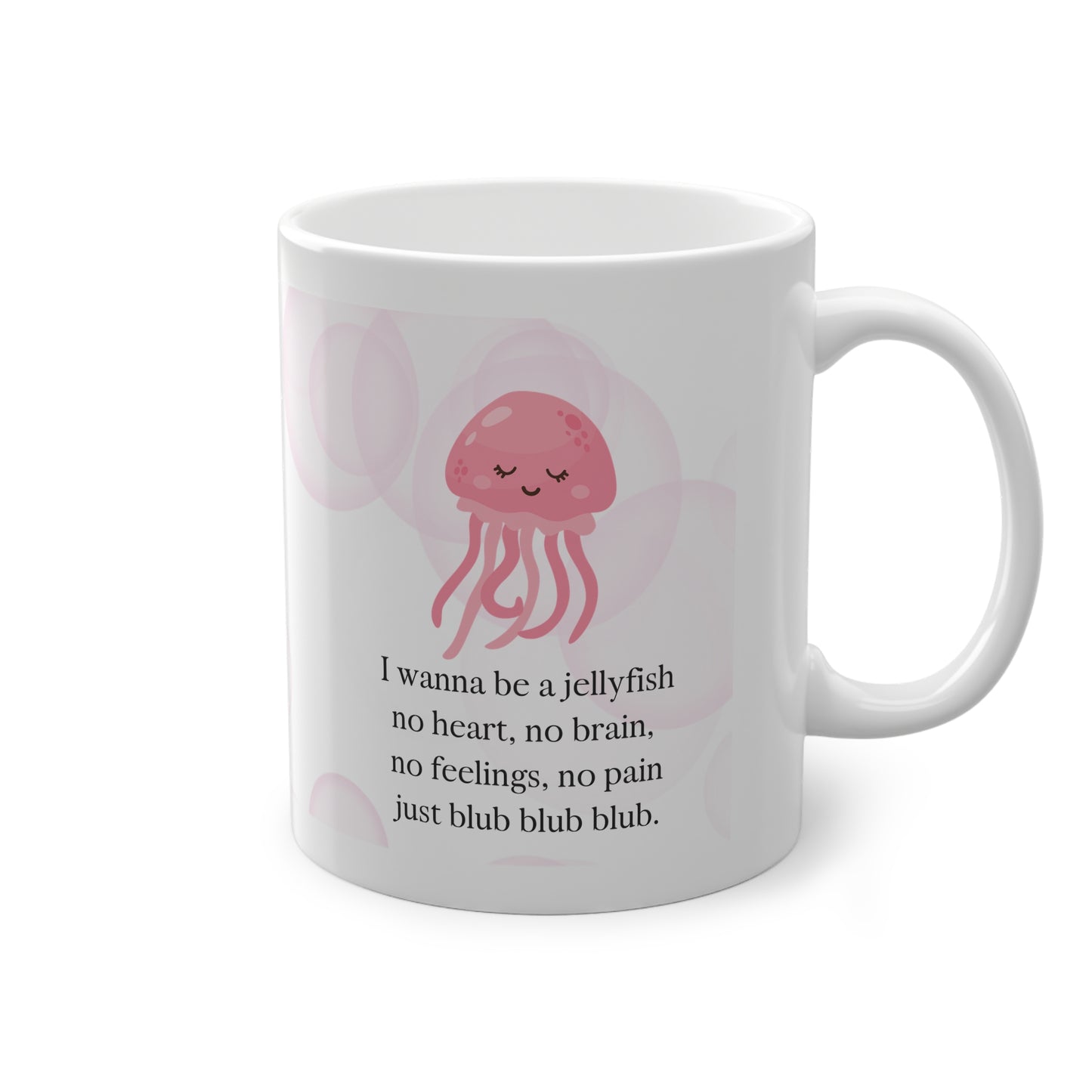 Lustige Tasse – „I wanna be a Jellyfish“ WTHINGS - Lustige Tasse – „I wanna be a Jellyfish“