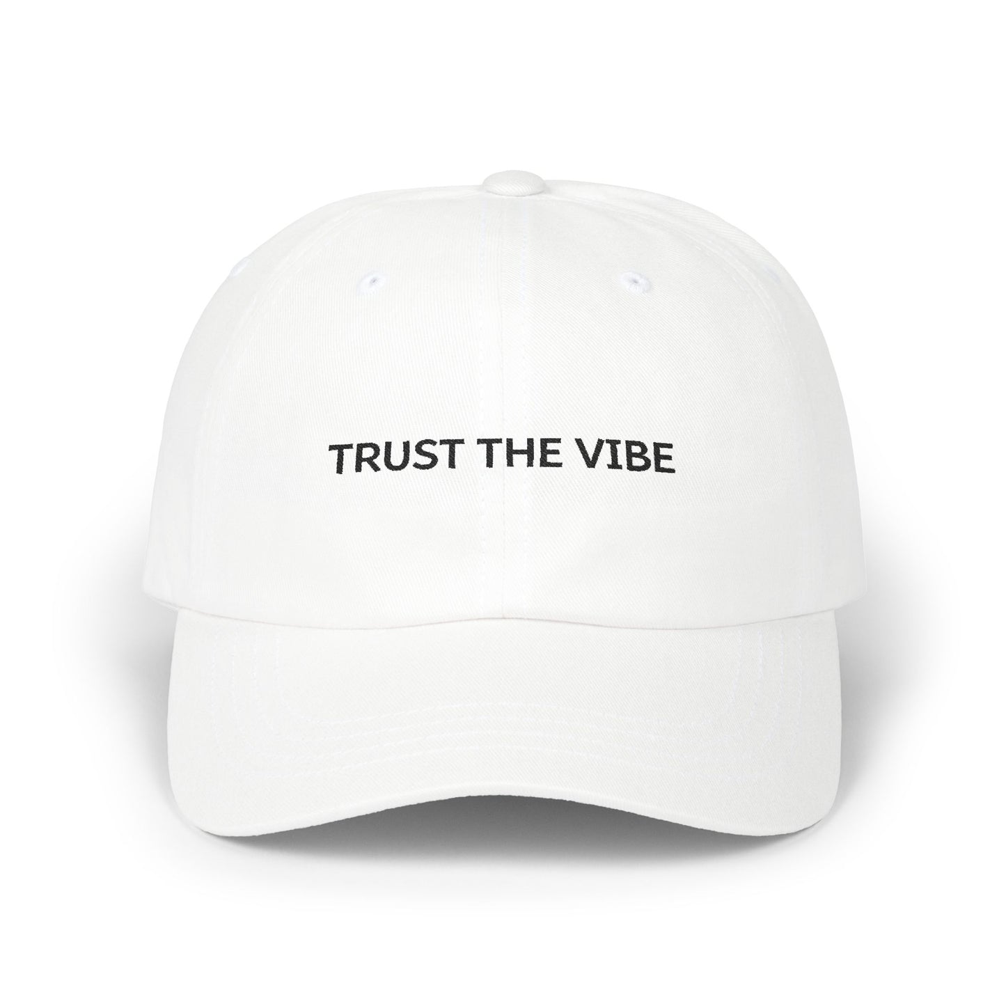 Trust the vibe Cap Positive & stylische Baseballmütze für alle, die ihrem Gefühl vertrauen, 100% Baumwolle, verstellbar, bequem WTHINGS - Trust the vibe Cap Positive & stylische Baseballmütze für alle, die ihrem Gefühl vertrauen, 100% Baumwolle, verstellbar, bequem