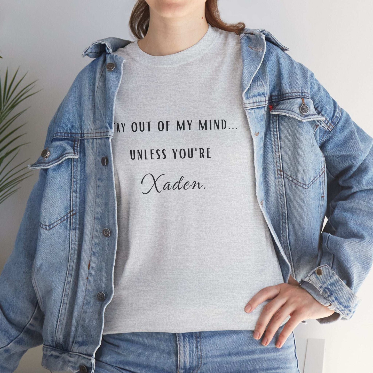 Stay Out of My Mind T-Shirt | Xaden | Fourth Wing, Iron Flame, Onyx Storm Fans | Romantasy | Book Boyfriend Shirt WTHINGS - Stay Out of My Mind T-Shirt | Xaden | Fourth Wing, Iron Flame, Onyx Storm Fans | Romantasy | Book Boyfriend Shirt