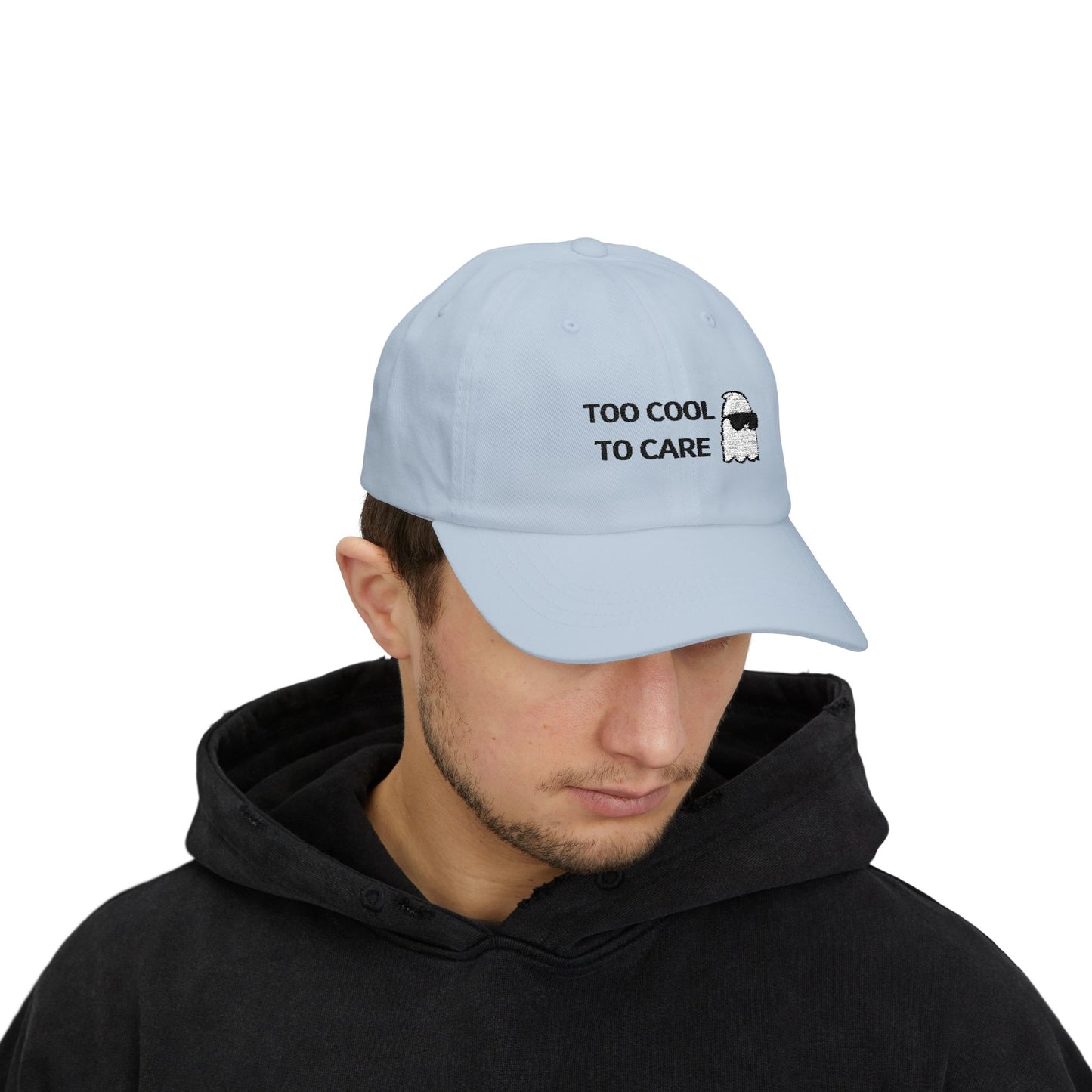 Too cool to care Cap Coole & freche Baseballmütze für alle, die ihren eigenen Weg gehen, 100% Baumwolle, verstellbar, bequem WTHINGS - Too cool to care Cap Coole & freche Baseballmütze für alle, die ihren eigenen Weg gehen, 100% Baumwolle, verstellbar, bequem