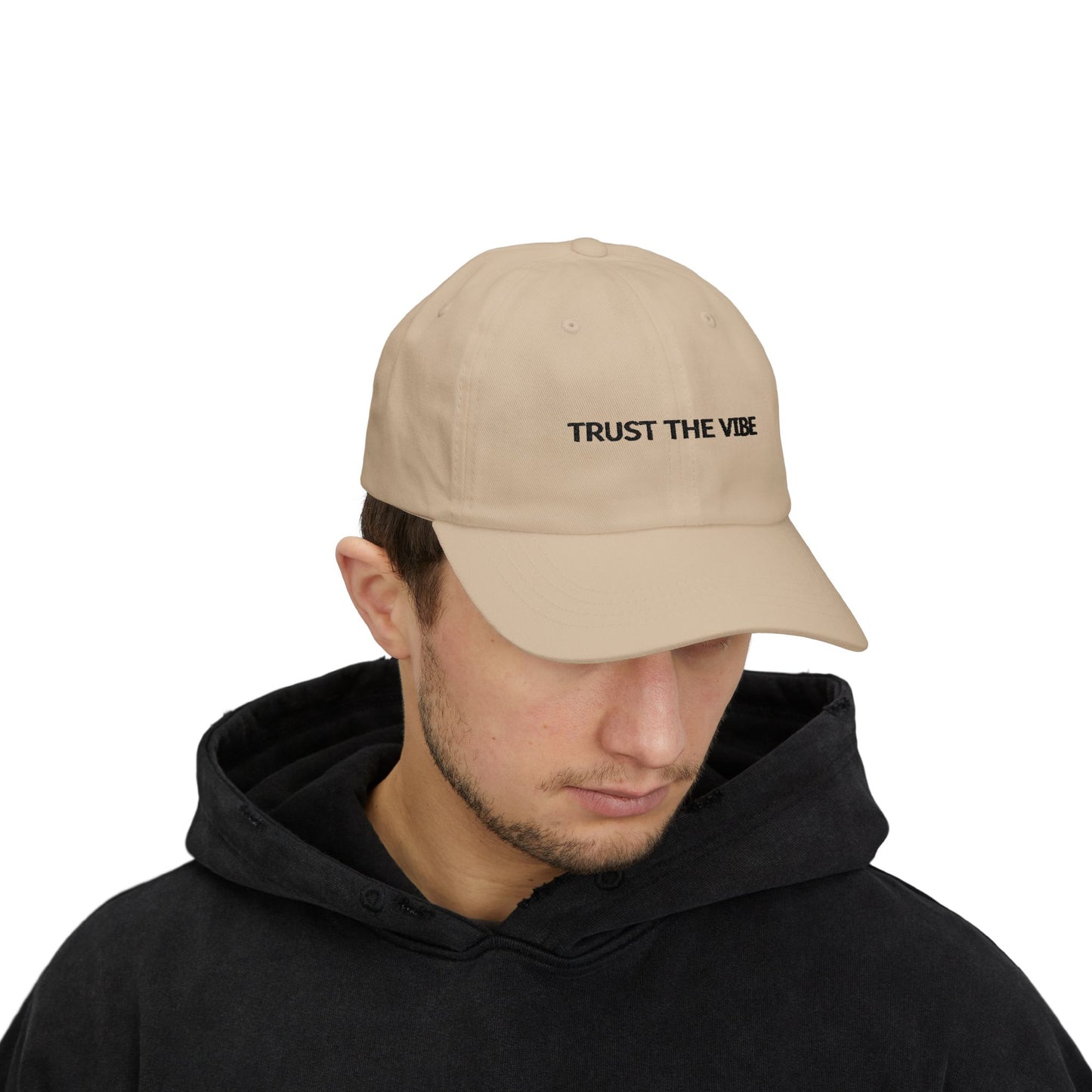 Trust the vibe Cap Positive & stylische Baseballmütze für alle, die ihrem Gefühl vertrauen, 100% Baumwolle, verstellbar, bequem WTHINGS - Trust the vibe Cap Positive & stylische Baseballmütze für alle, die ihrem Gefühl vertrauen, 100% Baumwolle, verstellbar, bequem