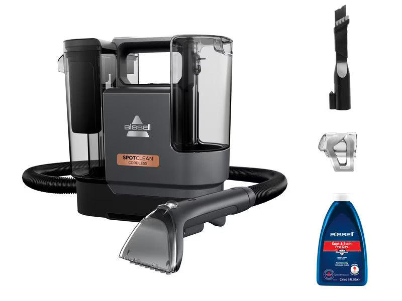BISSELL Fleckenreiniger SpotClean Cordless Schwarz/Grau WTHINGS - BISSELL Fleckenreiniger SpotClean Cordless Schwarz/Grau