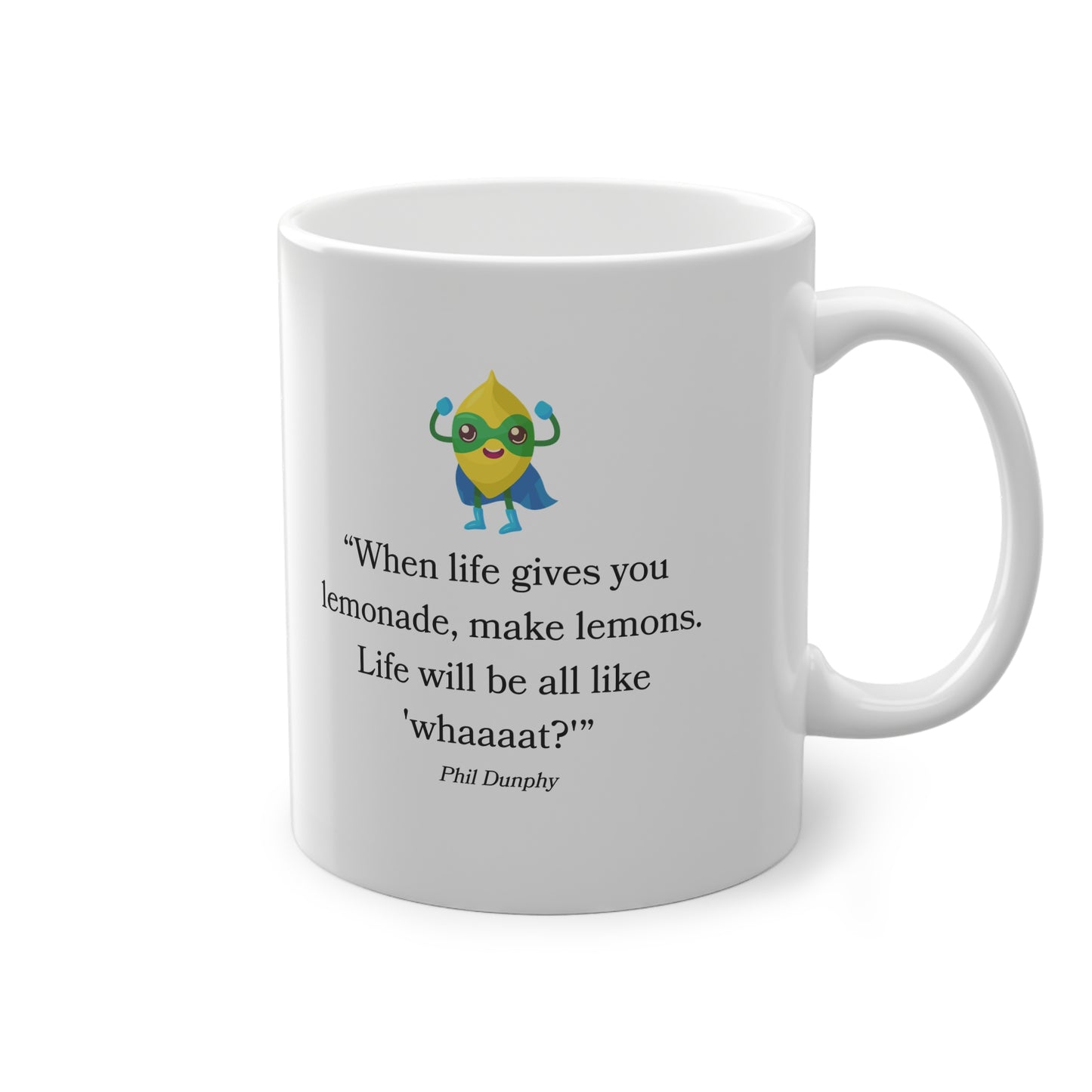 When Life Gives You Lemonade Funny Quote Mug Whimsical Humor Coffee Cup | Playfull, Unique Gift for Tea & Coffee Lovers WTHINGS - When Life Gives You Lemonade Funny Quote Mug Whimsical Humor Coffee Cup | Playfull, Unique Gift for Tea & Coffee Lovers
