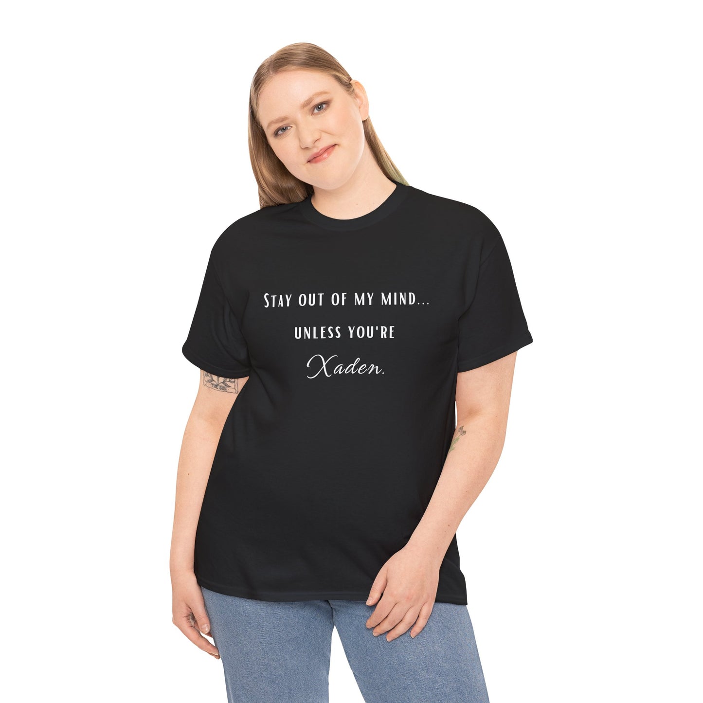 Stay Out of My Mind T-Shirt | Xaden | Fourth Wing, Iron Flame, Onyx Storm Fans | Romantasy | Book Boyfriend Shirt WTHINGS - Stay Out of My Mind T-Shirt | Xaden | Fourth Wing, Iron Flame, Onyx Storm Fans | Romantasy | Book Boyfriend Shirt