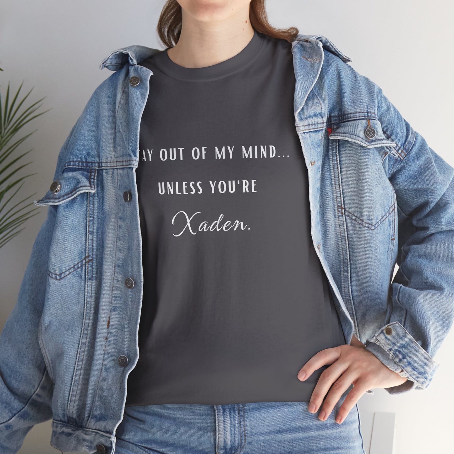 Stay Out of My Mind T-Shirt | Xaden | Fourth Wing, Iron Flame, Onyx Storm Fans | Romantasy | Book Boyfriend Shirt WTHINGS - Stay Out of My Mind T-Shirt | Xaden | Fourth Wing, Iron Flame, Onyx Storm Fans | Romantasy | Book Boyfriend Shirt