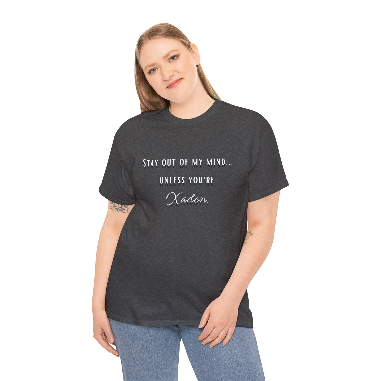 Stay Out of My Mind T-Shirt | Xaden | Fourth Wing, Iron Flame, Onyx Storm Fans | Romantasy | Book Boyfriend Shirt WTHINGS - Stay Out of My Mind T-Shirt | Xaden | Fourth Wing, Iron Flame, Onyx Storm Fans | Romantasy | Book Boyfriend Shirt