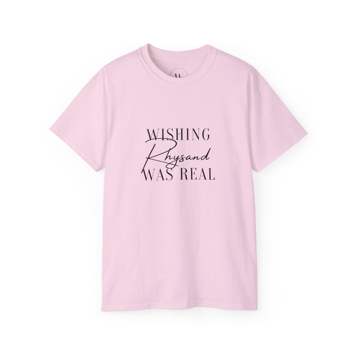 T-Shirt mit Spruch "Wishing Rhysand was real" WTHINGS - T-Shirt mit Spruch "Wishing Rhysand was real"