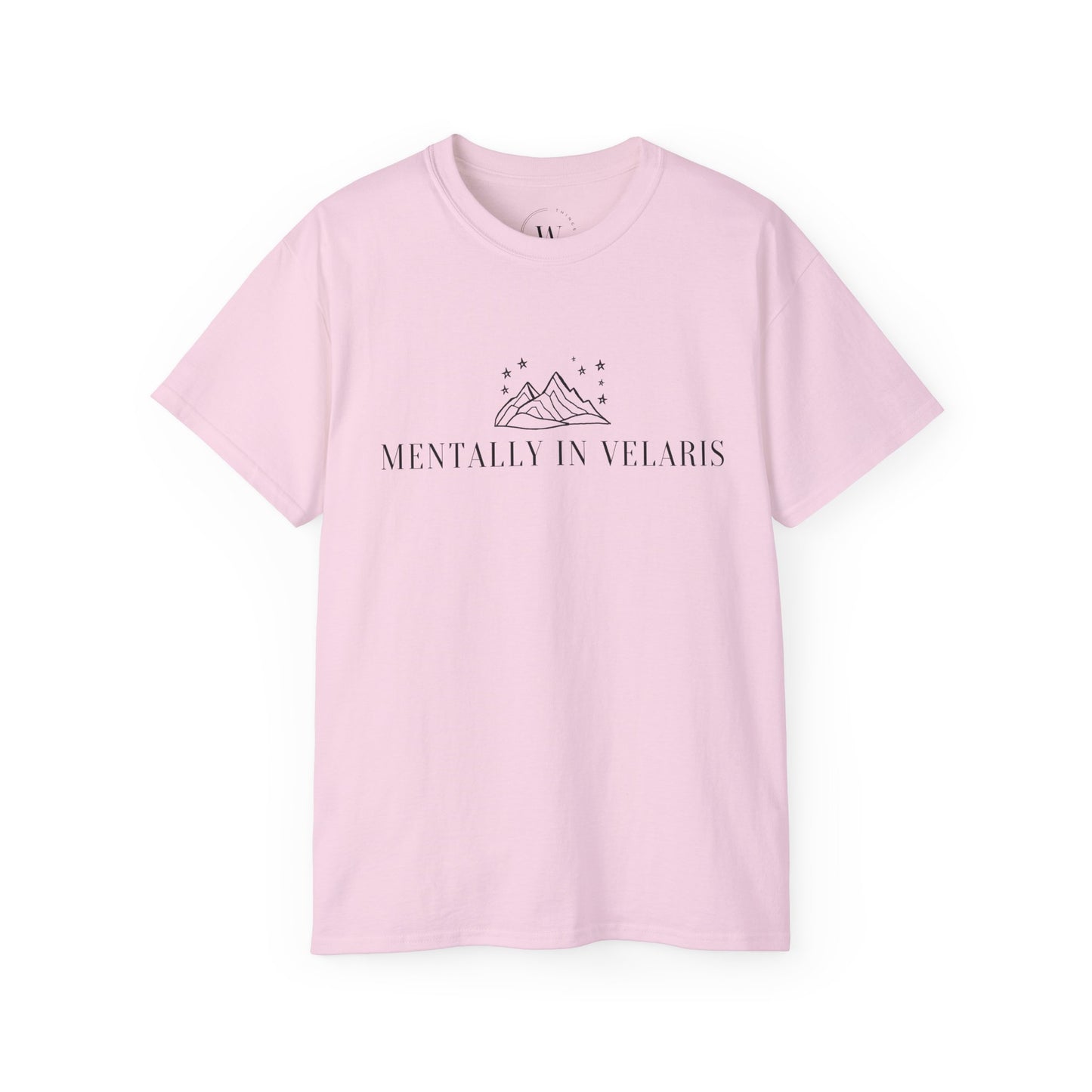 T-Shirt mit Spruch "Mentally in Velaris" WTHINGS - T-Shirt mit Spruch "Mentally in Velaris"