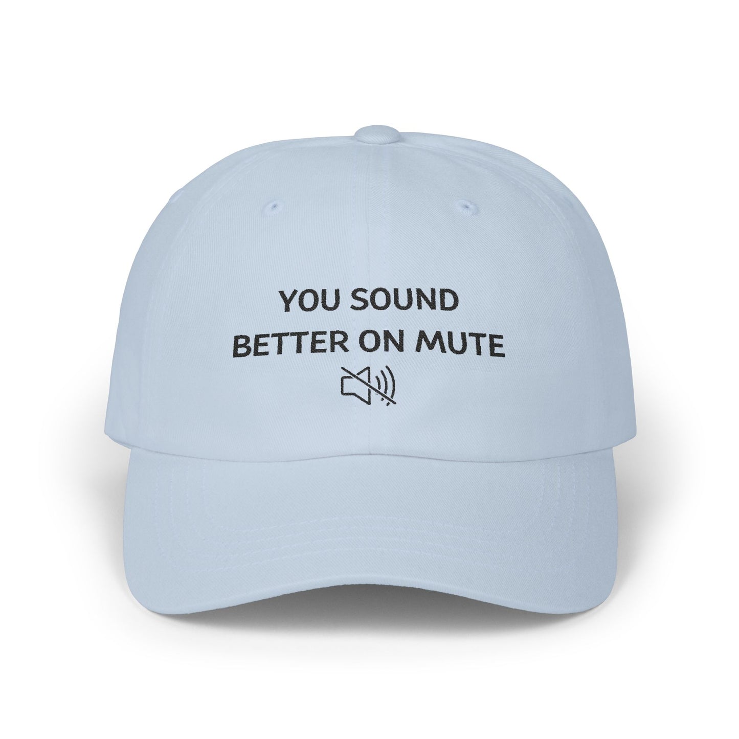WTHINGS - Cap mit Spruch "You sound better on mute"