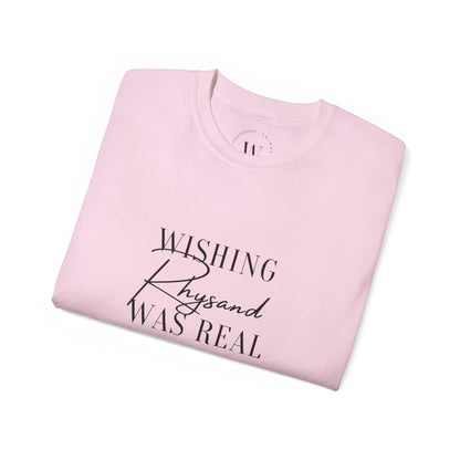 T-Shirt mit Spruch "Wishing Rhysand was real"