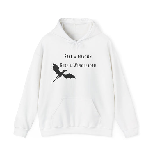 WTHINGS - Hoodie "Save a dragon ride a wingleader"