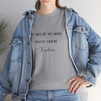 Stay Out of My Mind T-Shirt  |  Xaden | Fourth Wing, Iron Flame, Onyx Storm Fans | Romantasy | Book Boyfriend Shirt