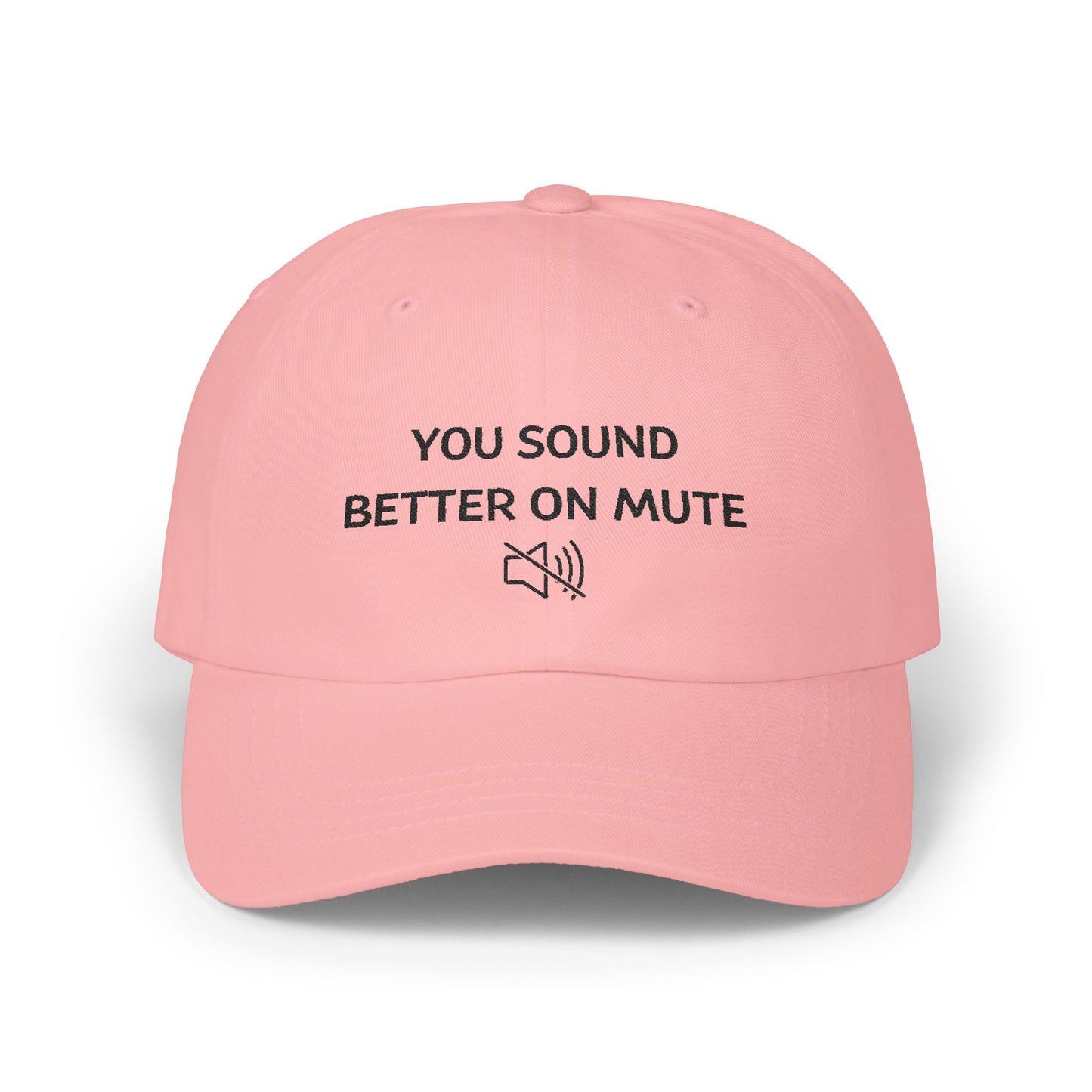 WTHINGS - Cap mit Spruch "You sound better on mute"