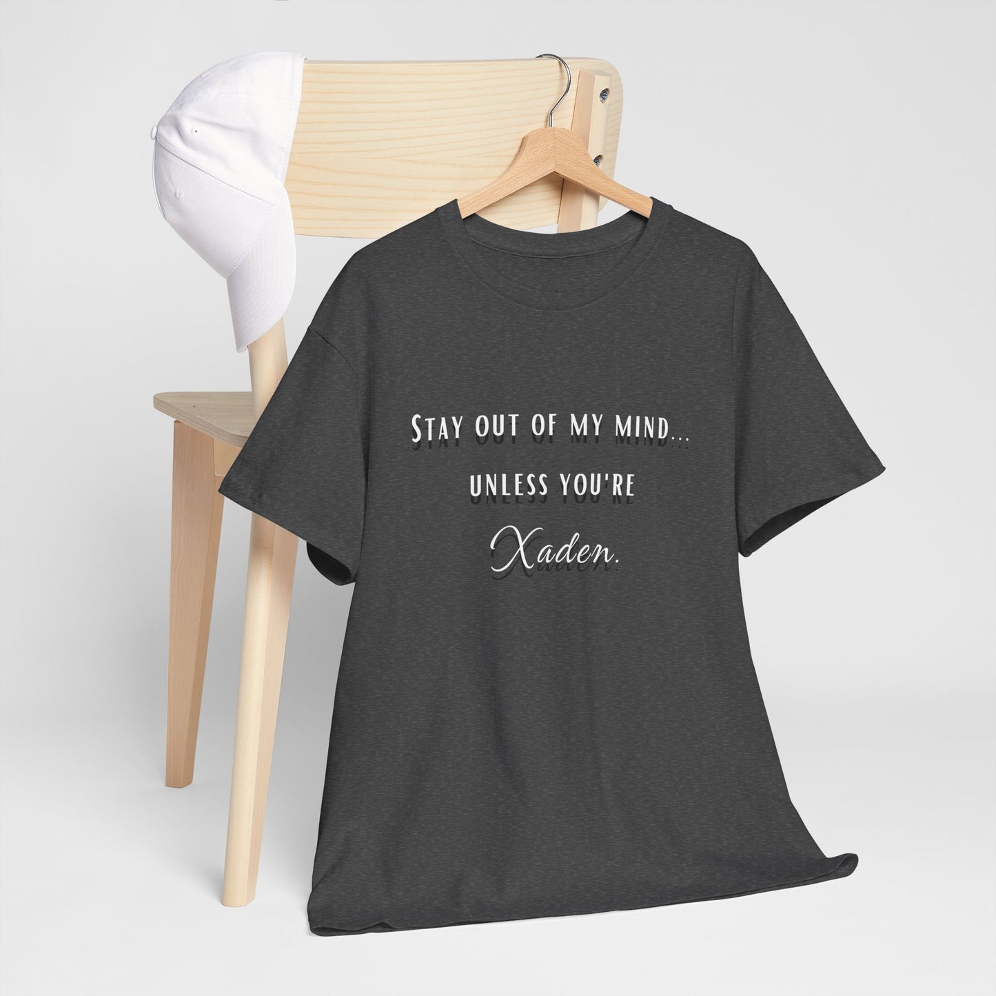 WTHINGS - Stay Out of My Mind T-Shirt  |  Xaden | Fourth Wing, Iron Flame, Onyx Storm Fans | Romantasy | Book Boyfriend Shirt