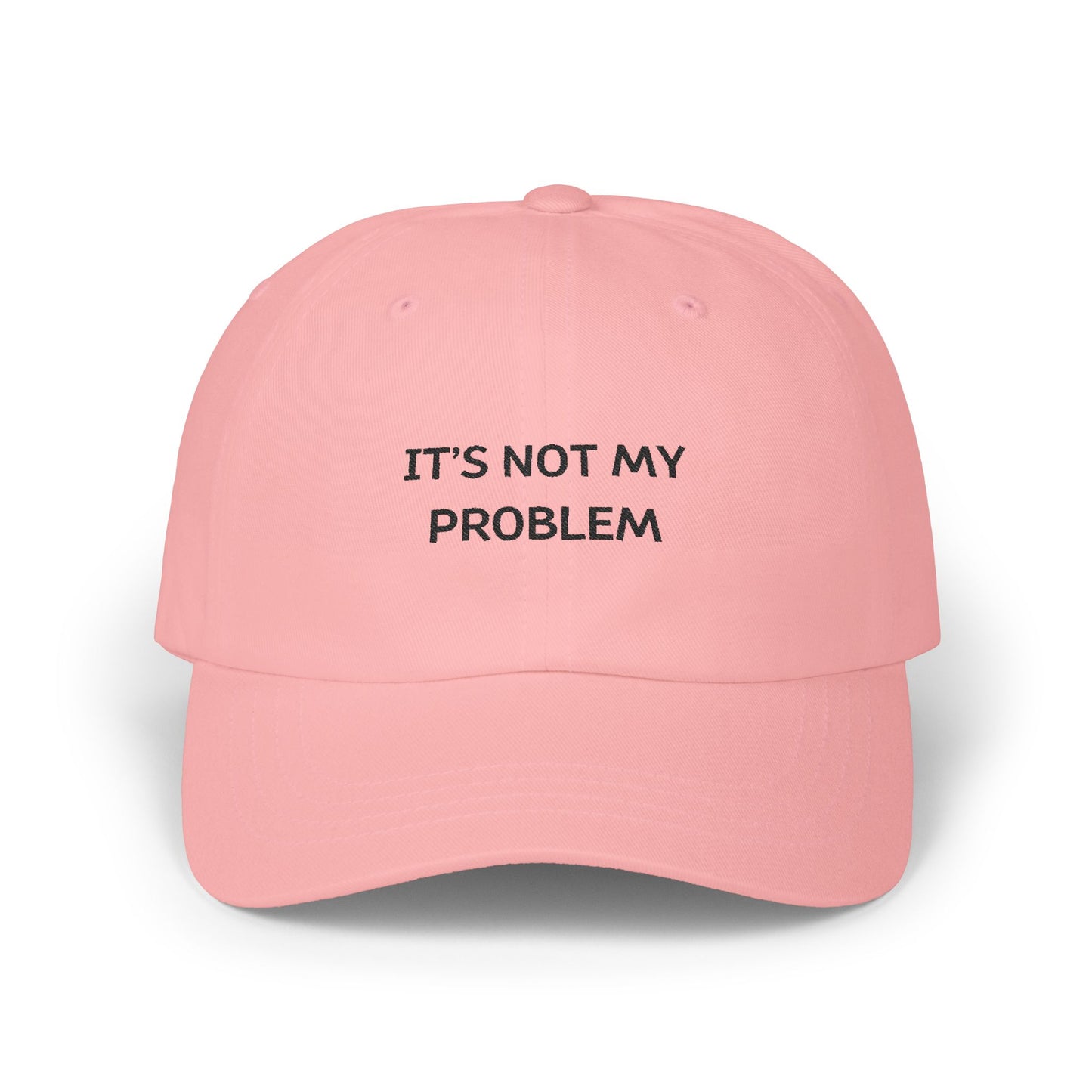 WTHINGS - its not my problem Cap  Freche Baseballmütze für alle, die ihren eigenen Weg gehen  100% Baumwolle, verstellbar, bequem