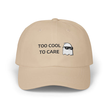 Too cool to care Cap  Coole & freche Baseballmütze für alle, die ihren eigenen Weg gehen, 100% Baumwolle, verstellbar, bequem