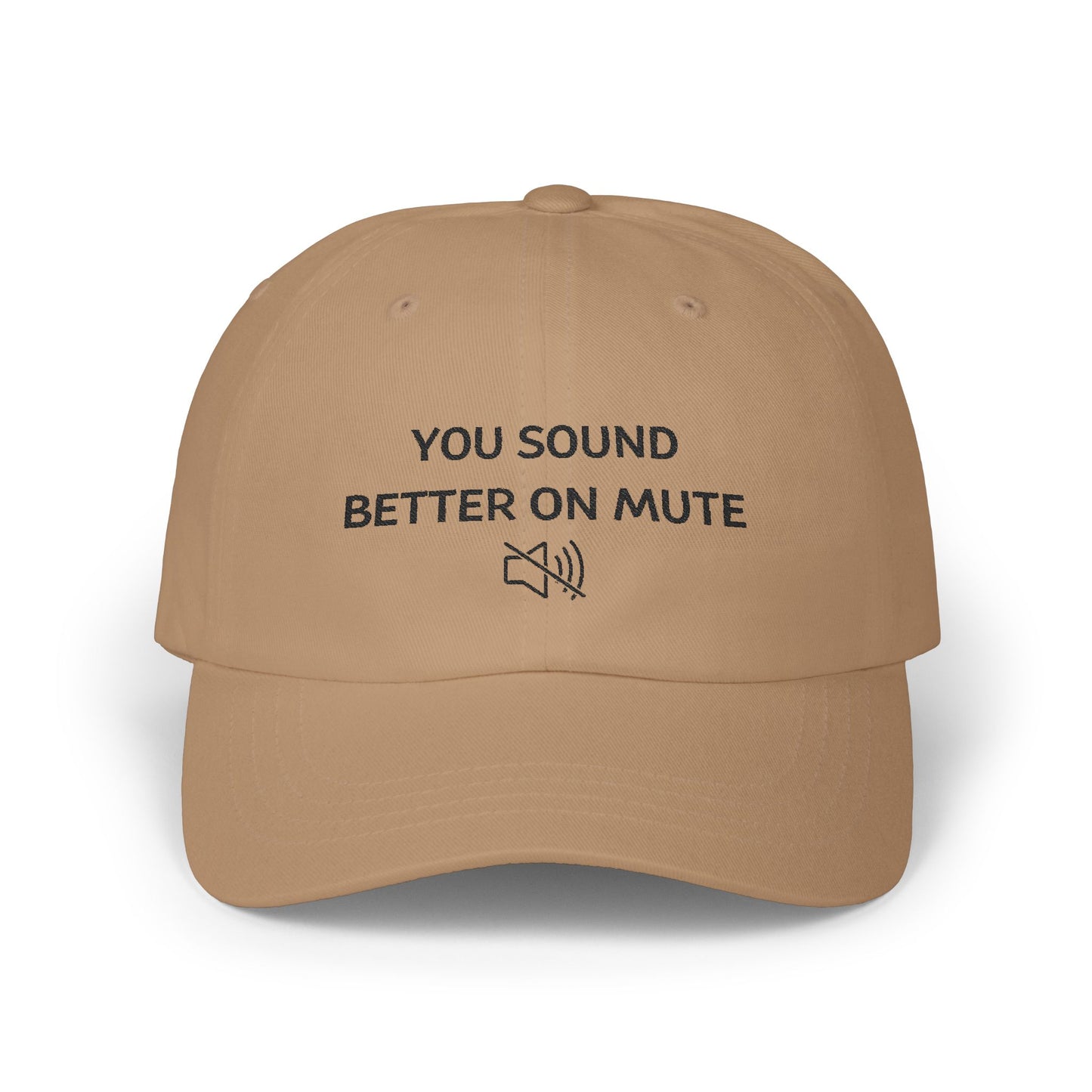 WTHINGS - Cap mit Spruch "You sound better on mute"