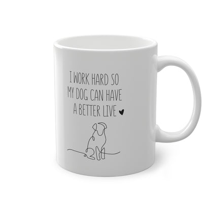 Tasse für Hundeliebhaber – Lustige Keramiktasse für Hundemamas & Hundepapas