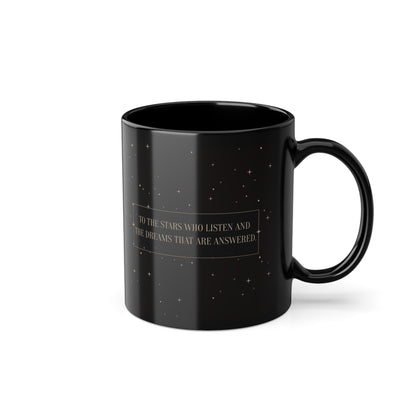 Velaris Night Court Tasse To the Stars Who Listen | ACOTAR Fantasy Kaffeetasse | Geschenk für Buchliebhaber | Velaris Stadt Design