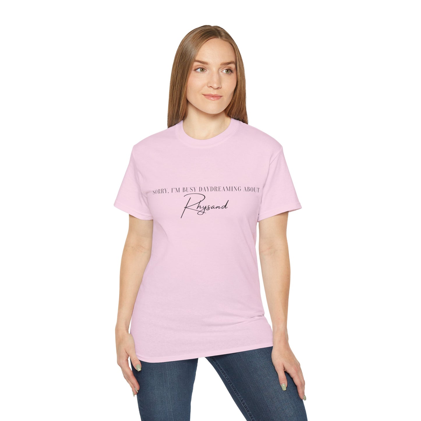 WTHINGS - T-Shirt mit Spruch "Sorry I'm busy daydreaming about Rhysand"