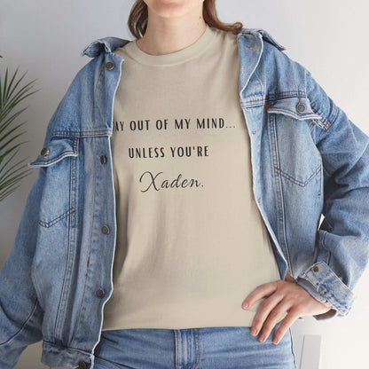 Stay Out of My Mind T-Shirt  |  Xaden | Fourth Wing, Iron Flame, Onyx Storm Fans | Romantasy | Book Boyfriend Shirt