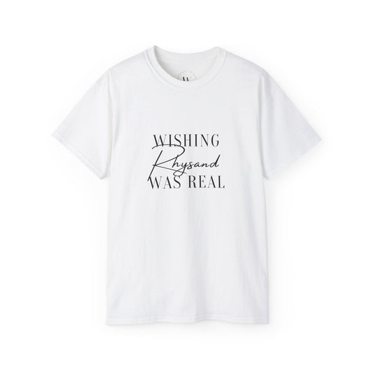 WTHINGS - T-Shirt mit Spruch "Wishing Rhysand was real"