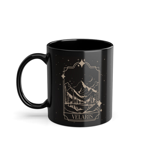 Velaris Night Court Tasse To the Stars Who Listen | ACOTAR Fantasy Kaffeetasse | Geschenk für Buchliebhaber | Velaris Stadt Design
