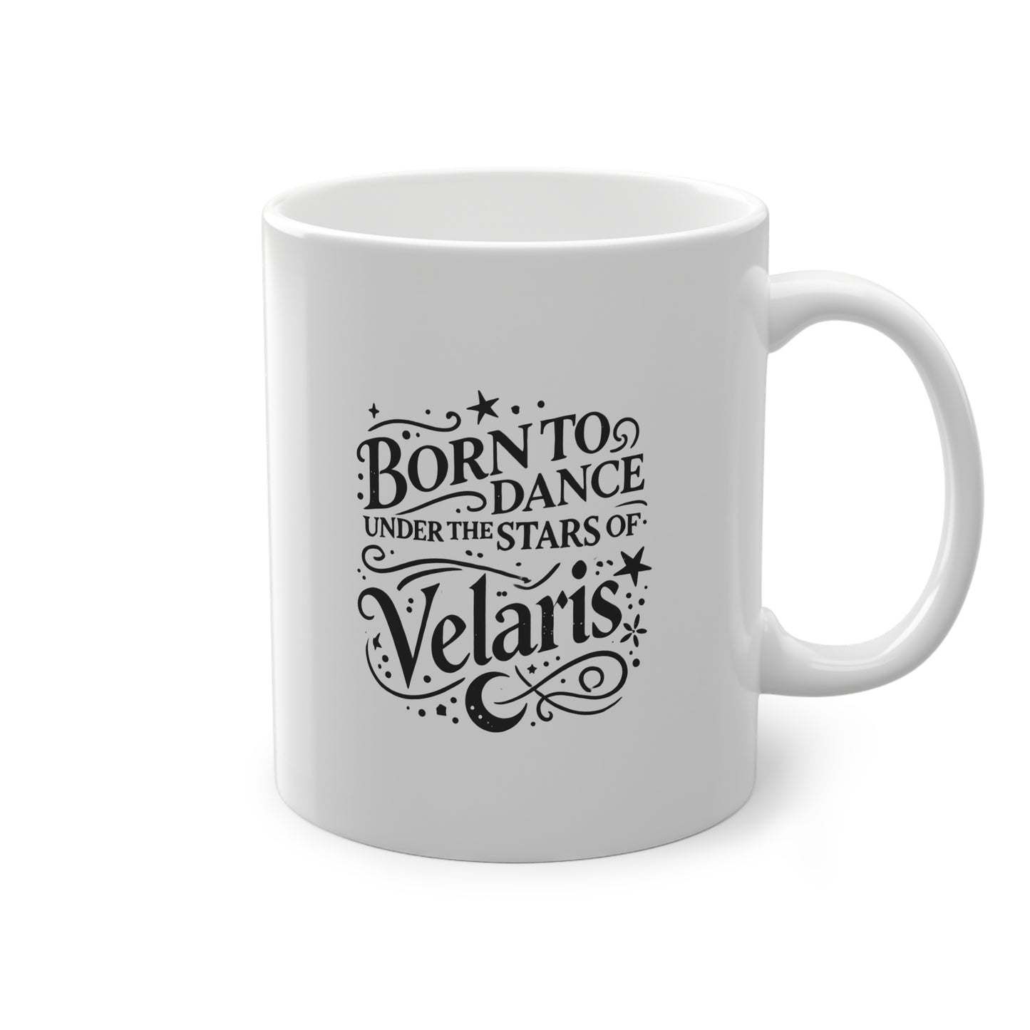 WTHINGS - Born to Dance Under the Stars of Velaris Mug  ACOTAR-Inspired Fantasy Coffee Cup, Night Court Aesthetic Gift