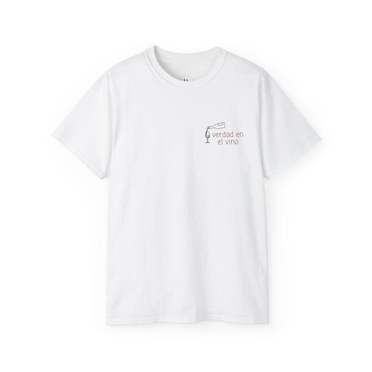 WTHINGS - T-Shirt  'Verdad en El Vino'