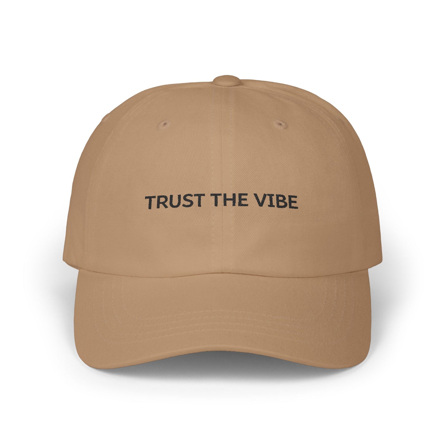WTHINGS - Trust the vibe Cap  Positive & stylische Baseballmütze für alle, die ihrem Gefühl vertrauen, 100% Baumwolle, verstellbar, bequem