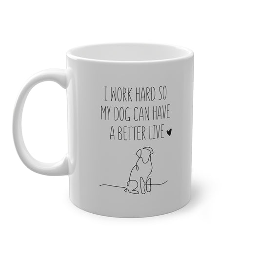 Tasse für Hundeliebhaber – Lustige Keramiktasse für Hundemamas & Hundepapas