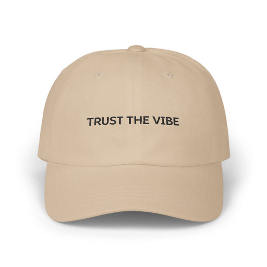 Trust the vibe Cap  Positive & stylische Baseballmütze für alle, die ihrem Gefühl vertrauen, 100% Baumwolle, verstellbar, bequem