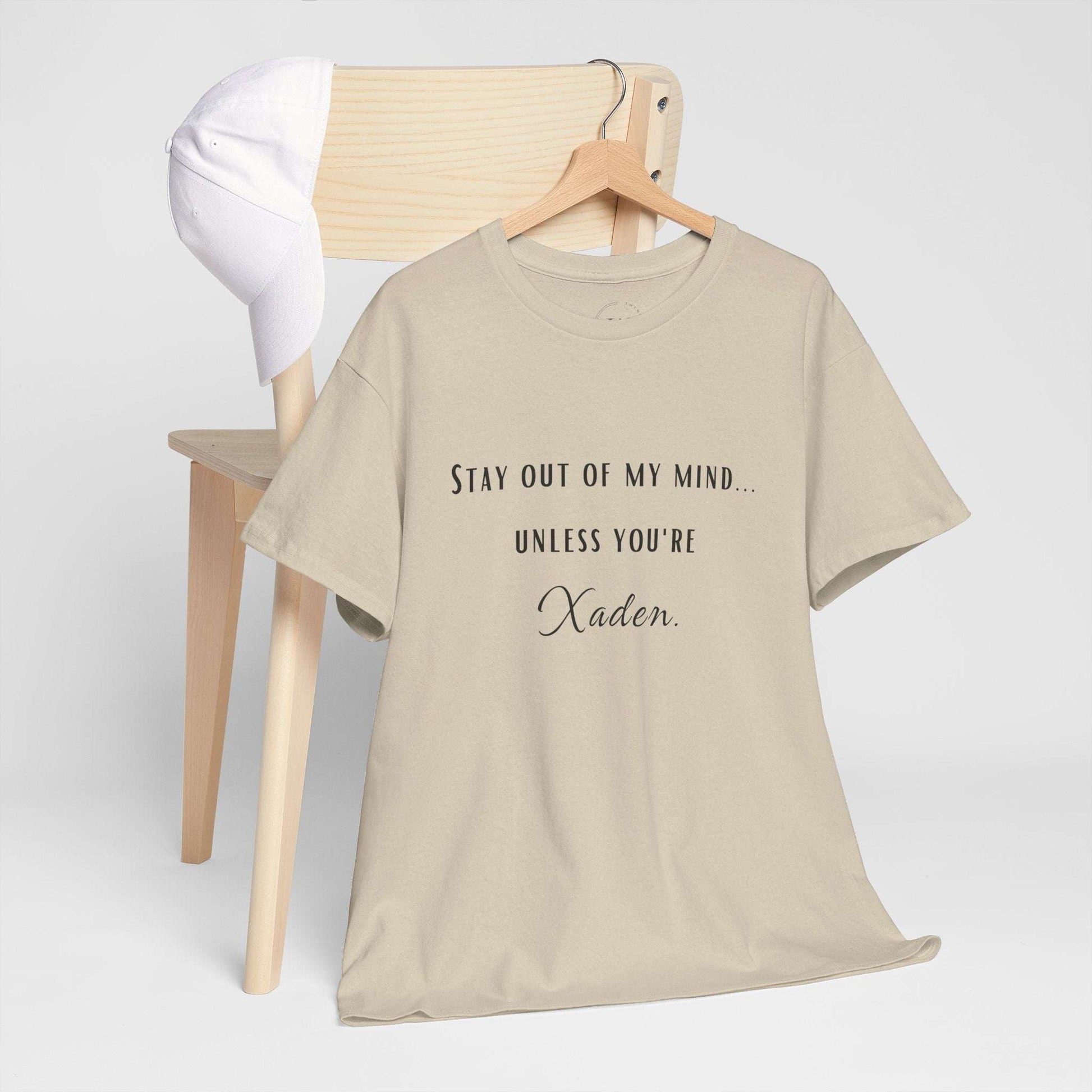 Stay Out of My Mind T-Shirt  |  Xaden | Fourth Wing, Iron Flame, Onyx Storm Fans | Romantasy | Book Boyfriend Shirt