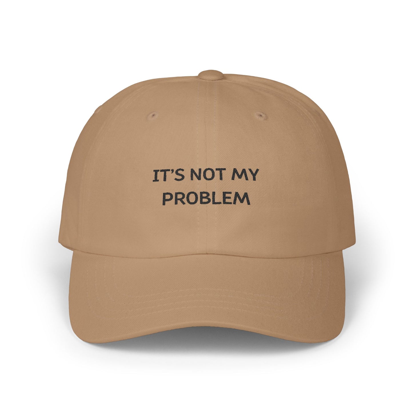 WTHINGS - its not my problem Cap  Freche Baseballmütze für alle, die ihren eigenen Weg gehen  100% Baumwolle, verstellbar, bequem
