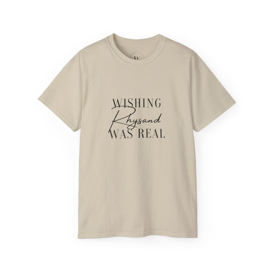 T-Shirt mit Spruch "Wishing Rhysand was real"