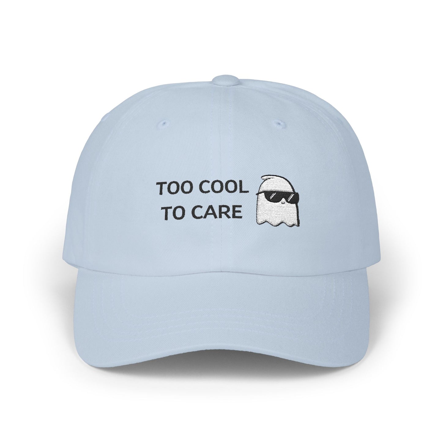WTHINGS - Too cool to care Cap  Coole & freche Baseballmütze für alle, die ihren eigenen Weg gehen, 100% Baumwolle, verstellbar, bequem