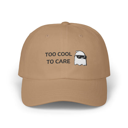 Too cool to care Cap  Coole & freche Baseballmütze für alle, die ihren eigenen Weg gehen, 100% Baumwolle, verstellbar, bequem