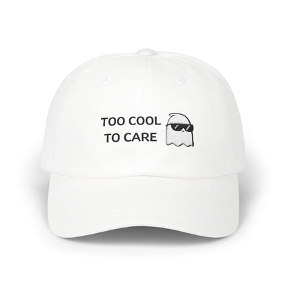 Too cool to care Cap  Coole & freche Baseballmütze für alle, die ihren eigenen Weg gehen, 100% Baumwolle, verstellbar, bequem