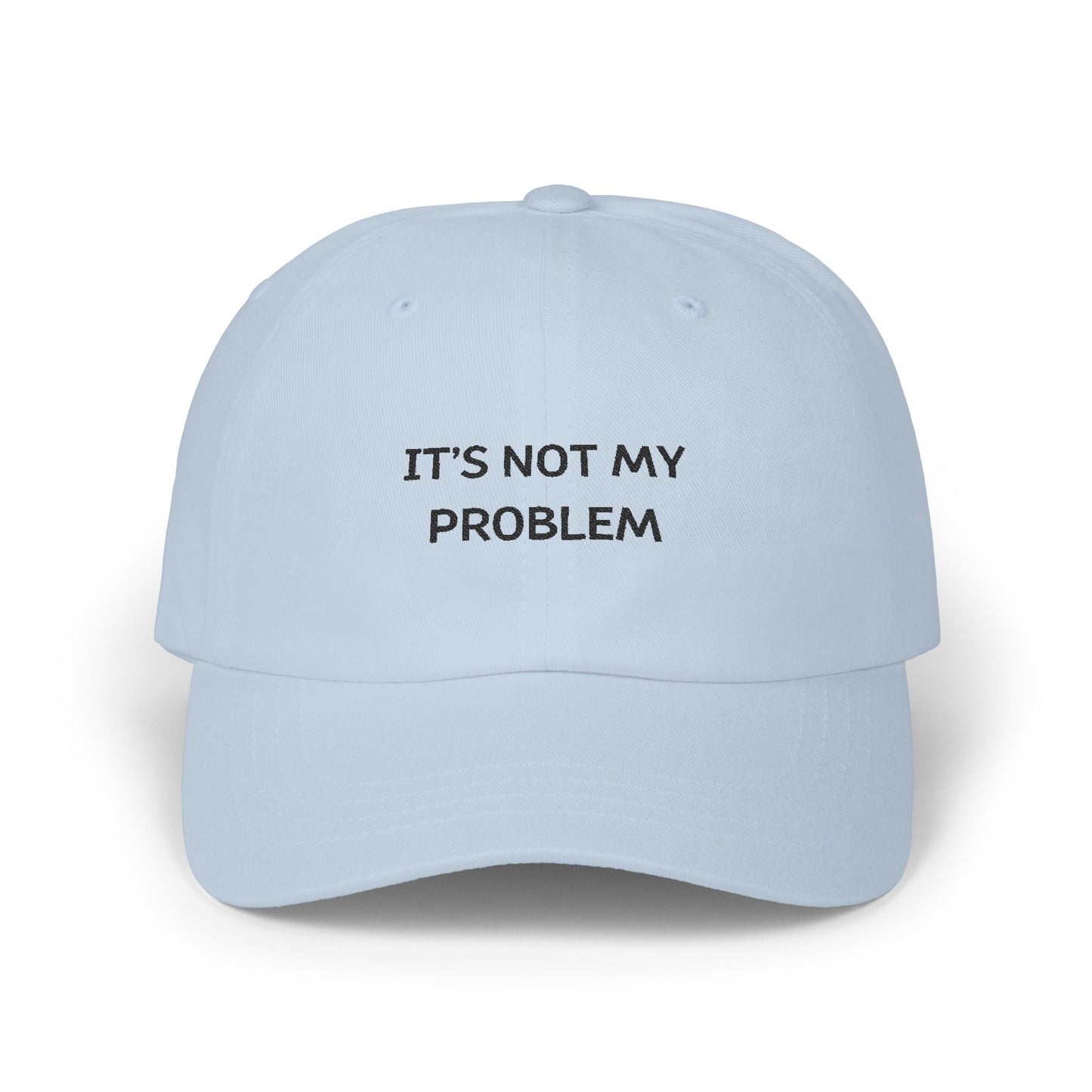 WTHINGS - its not my problem Cap  Freche Baseballmütze für alle, die ihren eigenen Weg gehen  100% Baumwolle, verstellbar, bequem