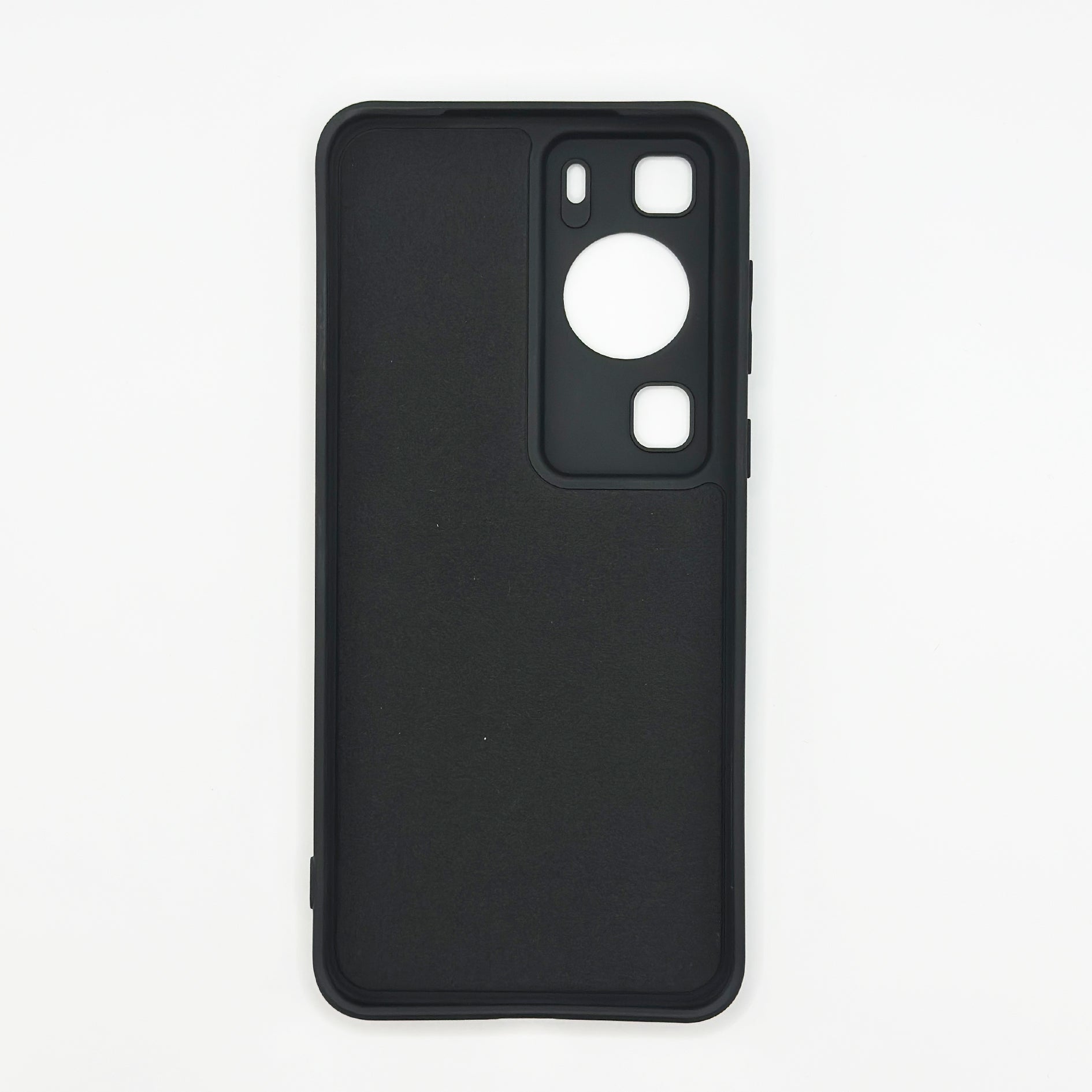 Handyhülle für Huawei P60, schwarz mit Samtschutz